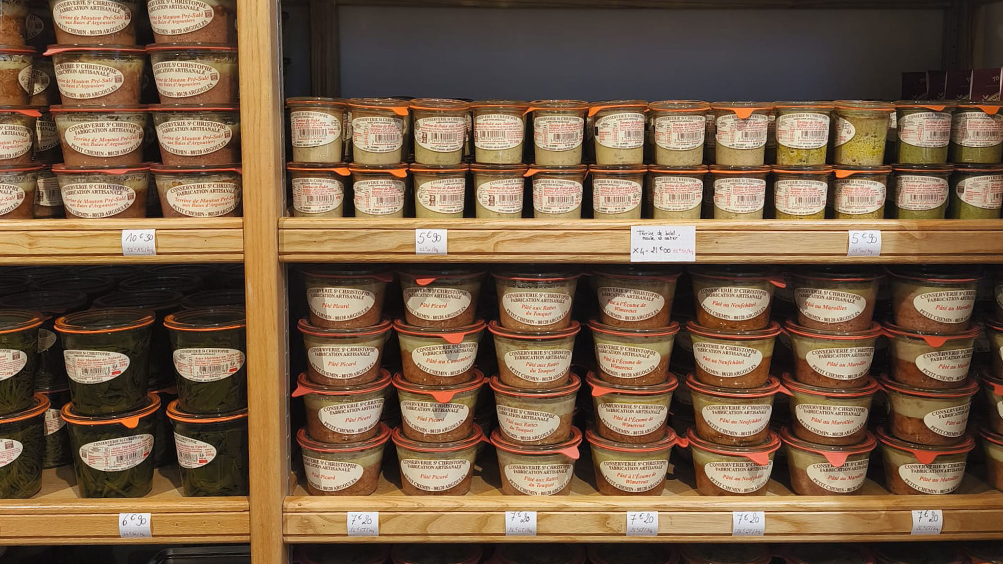 Conserves et terrines artisanales