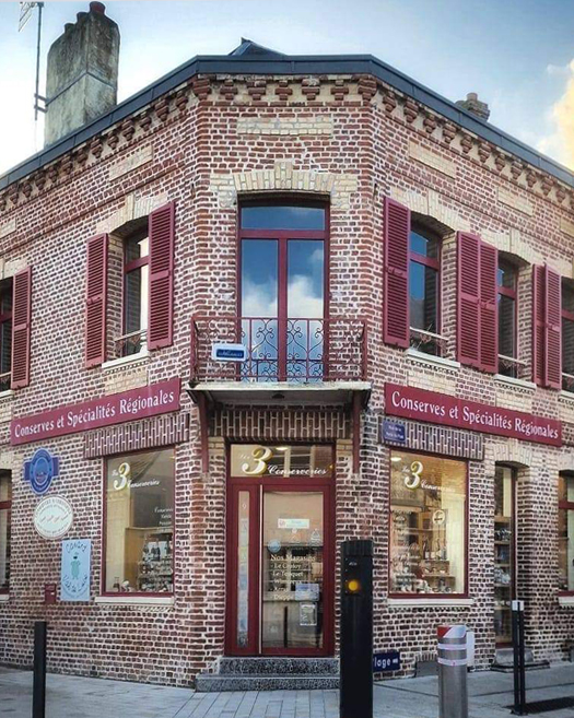 Intérieur de la boutique Les 3 Conserveries