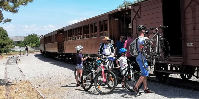 Train à vapeur du chemin de fer de la Baie de Somme
